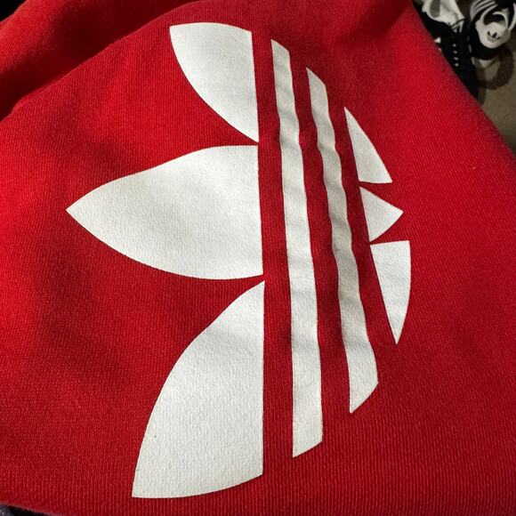 Adidas 2012 Men's Sweatshirt Big Trefoil And Logo Front & Back Size XL - Picture 9 of 9